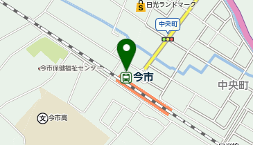 今市駅前タクシー乗り場の地図画像