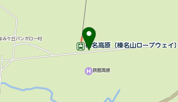 榛名高原駅タクシー専用無料駐車場 タクシー乗り場の地図画像