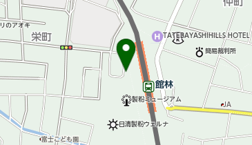 館林駅西口タクシー乗り場の地図画像