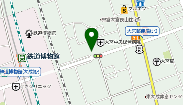 大宮中央総合病院タクシー乗り場の地図画像