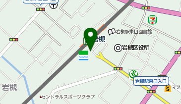 岩槻駅東口タクシー乗り場の地図画像