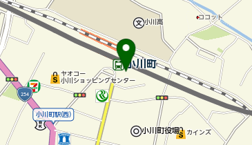 小川町駅前タクシー乗り場の地図画像