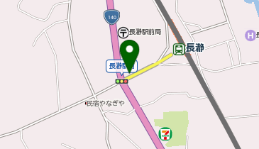 観光タクシー 長瀞営業所 タクシー乗り場の地図画像