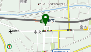 行田市駅南口タクシー乗り場の地図画像