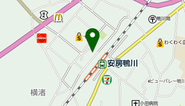 安房鴨川駅西口タクシー乗り場の地図画像