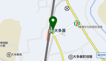 大多喜駅前タクシー乗り場の地図画像