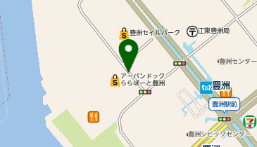 ららぽーと豊洲タクシー乗り場の地図画像