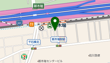 新木場駅前タクシー乗り場の地図画像