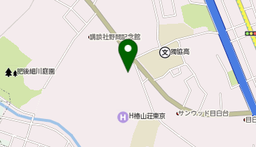 ホテル椿山荘東京バンケット棟タクシー乗り場の地図画像