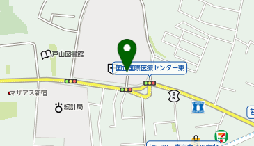 国立国際医療センタータクシー乗り場の地図画像