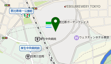 恵比寿ガーデンプレイスKMタクシー乗り場の地図画像