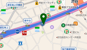 セルリアンタワータクシー乗り場の地図画像