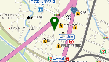 玉川高島屋S・Cタクシー乗り場の地図画像