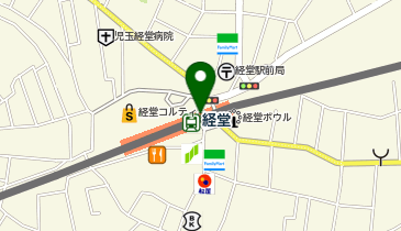 経堂駅前タクシー乗り場の地図画像
