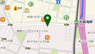 イトーヨーカドー大森店前タクシー乗り場の地図画像