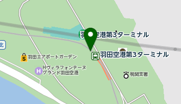 羽田空港第3ターミナル21番タクシー乗り場の地図画像
