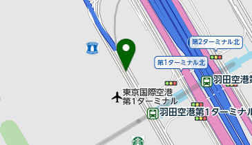 羽田空港第1ターミナル17番タクシー乗り場の地図画像