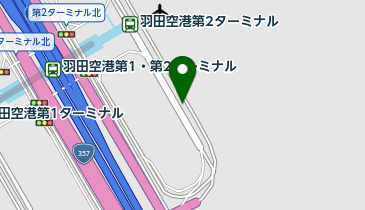 羽田空港第2ターミナル19番タクシー乗り場の地図画像