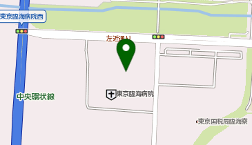 東京臨海病院タクシー乗降所の地図画像