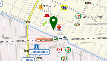 三鷹駅北口タクシー乗り場の地図画像