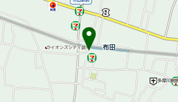 布田駅前タクシー乗り場の地図画像