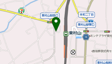 東村山駅西口タクシー乗り場の地図画像