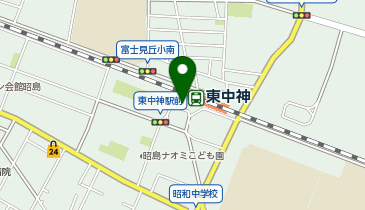 京王自動車株式会社 東中神駅タクシー乗り場の地図画像