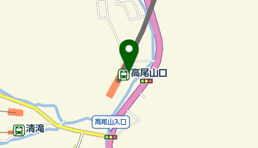高尾山口駅前タクシー乗り場の地図画像