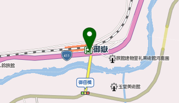 御嶽駅前タクシー乗り場の地図画像