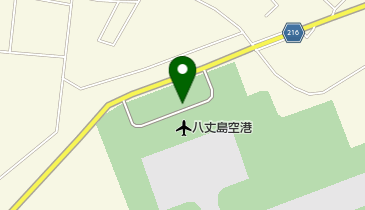 八丈島空港タクシー乗り場の地図画像