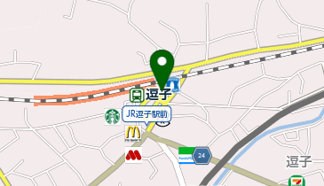 逗子駅前タクシー乗り場の地図画像
