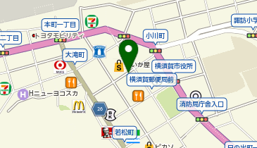 さいか屋前タクシー乗り場の地図画像