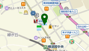 リドレ横須賀前タクシー乗り場の地図画像