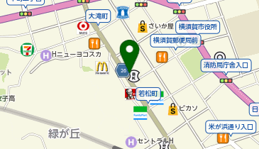 湘南信金前タクシー乗り場の地図画像