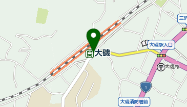 大磯駅前タクシー乗り場の地図画像