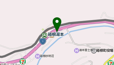 小田原報徳自動車株式会社 箱根湯本営業所 タクシー乗り場の地図画像