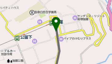 強羅駅前タクシー乗り場の地図画像