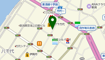 ラブラ万代前タクシー乗り場の地図画像