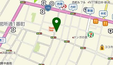 六番町タクシー乗り場の地図画像