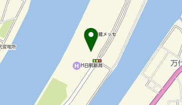 朱鷺メッセタクシー乗り場の地図画像