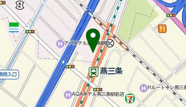燕三条駅燕口タクシー乗り場の地図画像