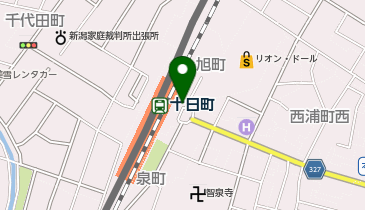 十日町駅前タクシー乗り場の地図画像