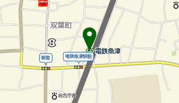 電鉄魚津駅前タクシー乗り場の地図画像