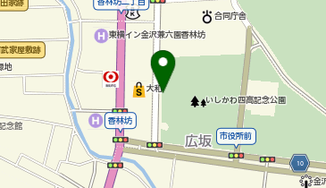 いしかわ四高記念公園前タクシー乗り場の地図画像