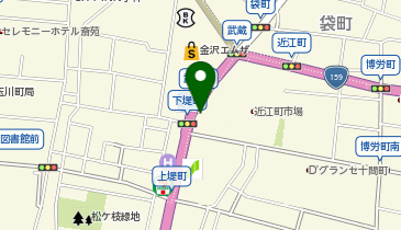 下堤町タクシー乗り場の地図画像