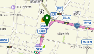 金沢エムザ前タクシー乗り場の地図画像