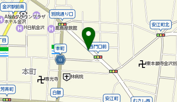 リファーレ前タクシー乗り場の地図画像