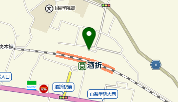 酒折駅北口タクシー乗り場の地図画像