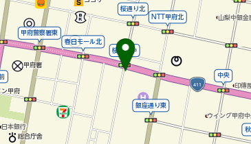 YKタクシー 中央のりばの地図画像