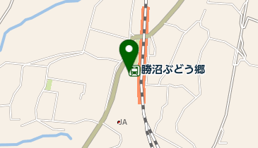 勝沼ぶどう郷駅前タクシー乗り場の地図画像